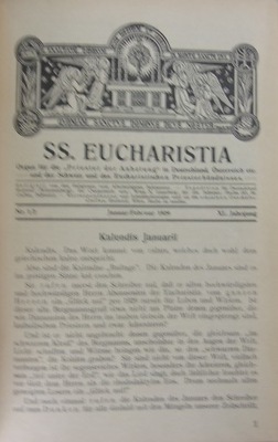 SS. Eucharistia 1931 r.