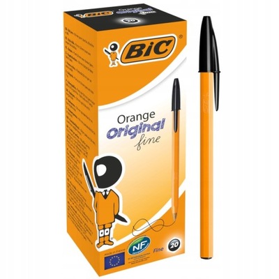 Długopis BIC Orange Original Fine czarny 20szt