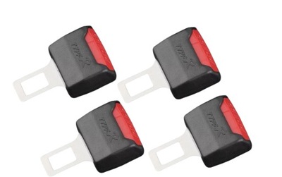 4x przedłużacz do ремней адаптер замки ремней безопасности чёрный фото №1