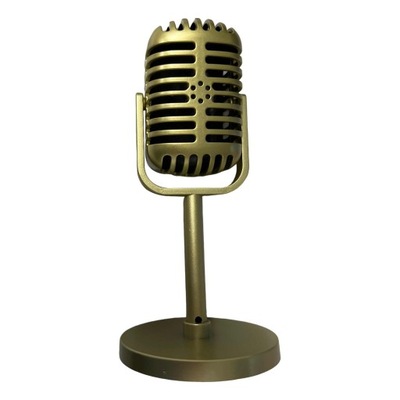 Klasyczny mikrofon w stylu retro vintage w