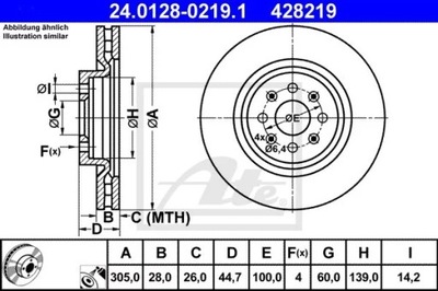 24.0128-0219.1 DISCO DE FRENADO ABARTH P. PUNTO/GRANDE PUNTO  