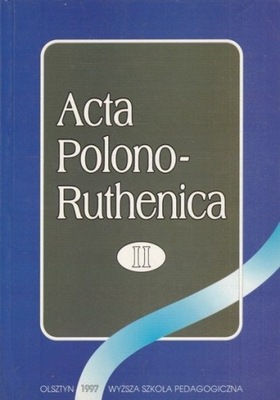 Acta Polono-Ruthenica II Bazyli Białokozowicz