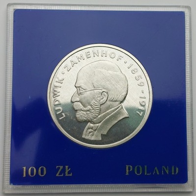 POLSKA - PRL : 100 złotych - Ludwik Zamenhof - 1979