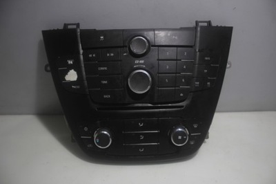 Панель керування радіо обдув opel insignia a фото №1