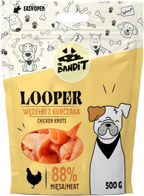 MR.BANDIT Looper Chicken Knots Węzełki z Kurczaka 500g