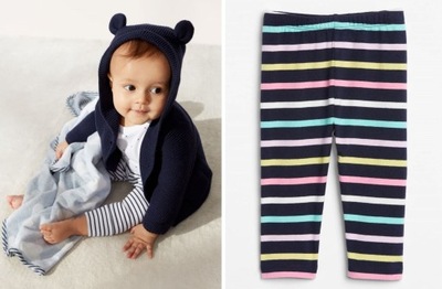 GAP Kids LEGGINSY getry spodnie 3-6 m-c 56-62