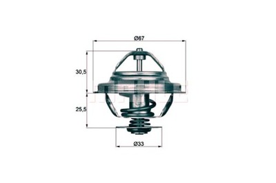 ТЕРМОСТАТ BMW 80C E30 36 MAHLE
