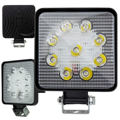 ŽIBINTAS DARBINĖ LED APŽIŪROS ŽIBINTAS LED 9 LED 9W AUTOMOBILIS QUAD HALOGENAS : GARAZU 