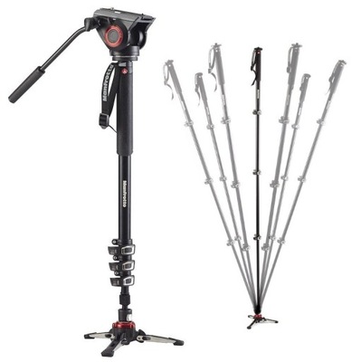 Monopod wideo z bazą głowicą Manfrotto MVMXPRO500