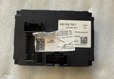 Vw arteon golf модуль сидіння блок керування 5q0959760f.... фото №1