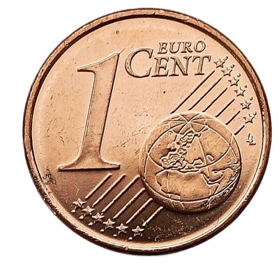 IRLANDIA 1 EURO CENT 2002 HARFA MENNICZA