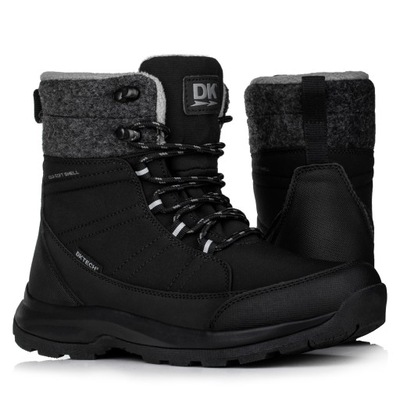 Buty zimowe DK Icy 2104 BLK/Grey D Ocieplane