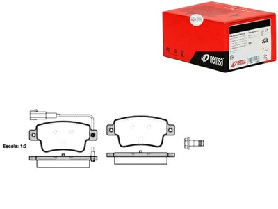 КОМПЛЕКТ КОЛОДОК ШАЛЬМІВНИХ REMSA 986494222 FDB432