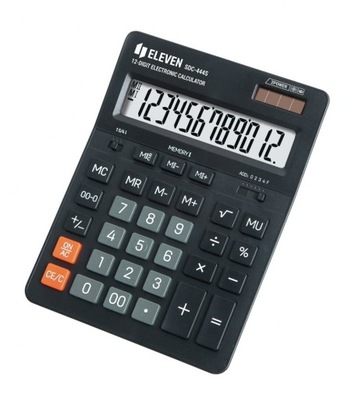 Kalkulator biurowy Eleven (ex Citizen) SDC-444S 12 cyfrowy