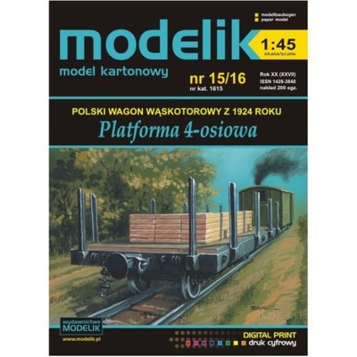 Modelik 1615 1/45 Wagon - platforma