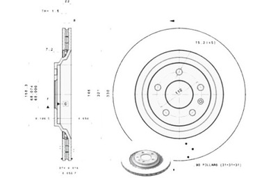 BREMBO 09.9767.11 DISC BRAKE  