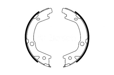 Bosch тормозные колодки тормозные hyundai matrix sonata iv s фото №1