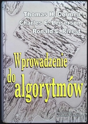 Wprowadzenie do algorytmów Thomas H. Cormen