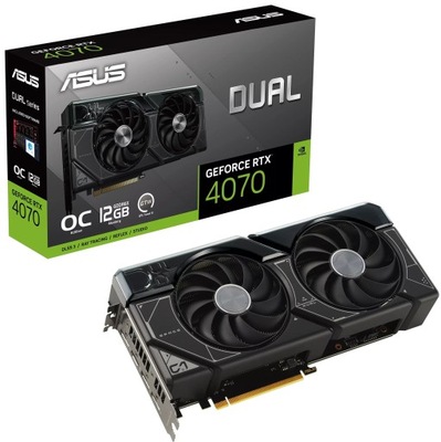 Karta ASUS GeForce RTX 4070 Dual OC 12GB DLSS 3