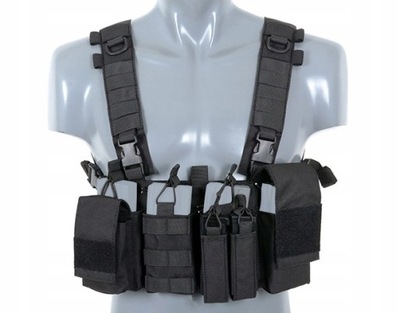 Kamizelka 8Fields Buckle Up Chest Rig V3 - czarny