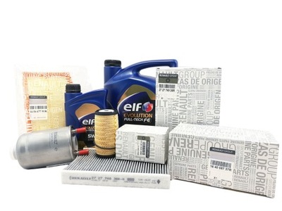 Набір фільтрів renault fluence 1.6 dci оригінал фото №1