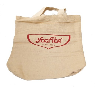 Eko torba jutowa - Logo Herbata YOGI TEA Ekologiczna