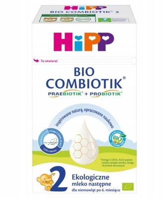 HIPP Bio Combiotik 2 ekologiczne mleko następne po 6. miesiącu 550 g