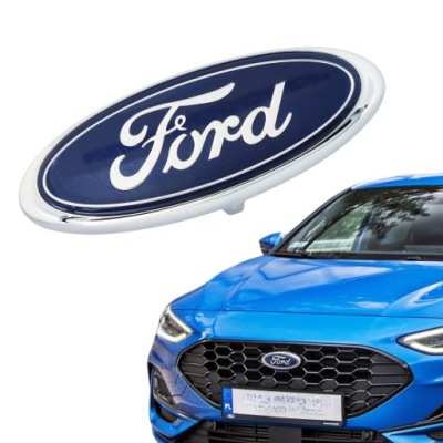 Оригінальний емблема ford ka 2008-2016 значок logo na бампер решітка радіатора перед фото №1