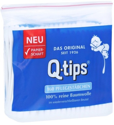 Patyczki higieniczne Q-tips 160 szt. (4993)