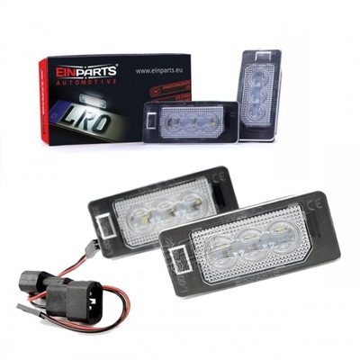 LUCES TABLAS REJESTRACYJNEJ DIODO LUMINOSO LED BMW 1 3 4 5 F10 X3 X5 X6 Z4 6000K COLOR BLANCO  