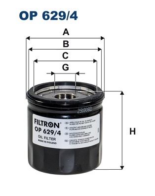 FILTER OILS FILTRON OP 629/4 OP6294  