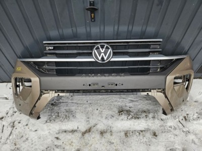 Бампер перед передний vw amarok 2 2022- полный хороший оригинал  + решётка радиатора фото №1