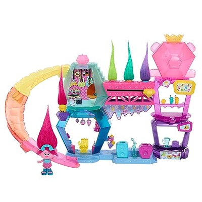 Mattel DreamWorks Trolls Band Together Toys, Mount Rageous Playset with Que