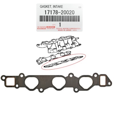Прокладка коллектор впускной lexus rx330 rx400h 1mz-fe 3mz-fe oem toyota фото №1