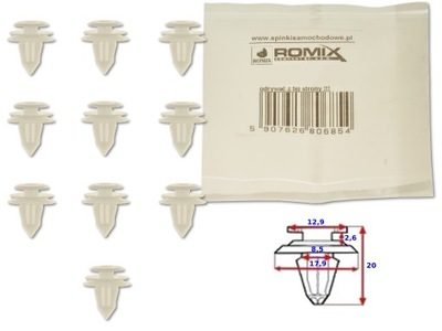 MITSUBISHI PAJERO IV 06- ABRAZADERA REMACHE DE COLECTOR DE SOPORTE  