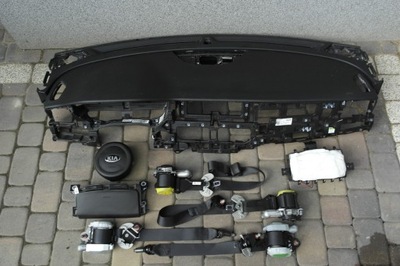 Kia niro e-niro панель приладів pulpit подушка безпеки ремені панель приладів консоль полиця pas фото №1