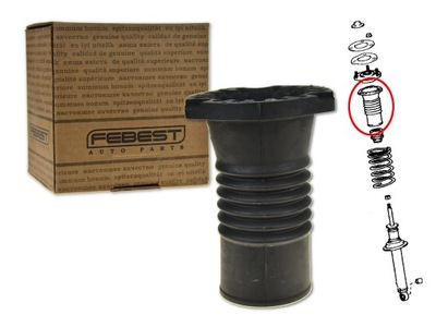 Захист амортизатора перед передній tshb-002 фото №1