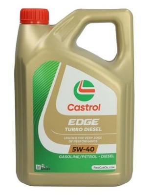 OLEJ CASTROL EDGE TURBO DIESEL 5W40 4L