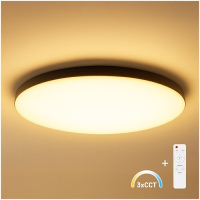 PLAFON SUFITOWY LAMPA LED CZARNY * X1 MILAGRO