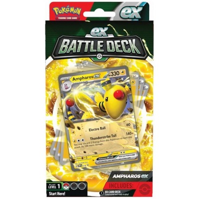 POKEMON TCG EX BATTLE DECK AMPHAROS ZESTAW KARTY