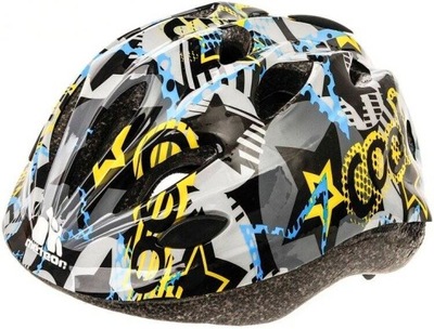 METEOR Kask Rowerowy Z Wentylacją Regulowany Ochronny Dziecięcy 52-56 cm