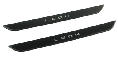 Подсвечиваемые накладки пороговые seat leon 5f перед фото №1