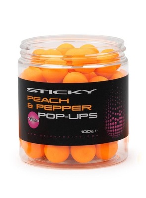 Sticky Baits Kulki pop-up Peach Pepper 16mm