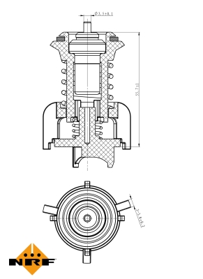 NRF 725095 TERMOSTATO  