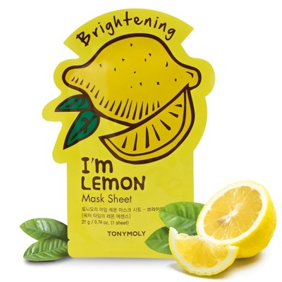 TONYMOLY I'm Lemon maska rozjaśniana przebarwienia