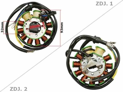 DISPOSITIVO DE ARRANQUE STATOR ATV 200/250 CG 11 BOBINAS  