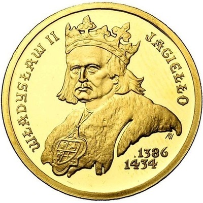 Złota moneta NBP Władysław II Jagiełło 100 zł