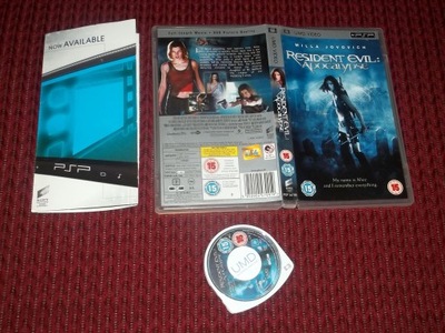 RESIDENT EVIL APOCALYPSE MILLA JOVOVICH UMD VIDEO FILM HORROR NA PSP