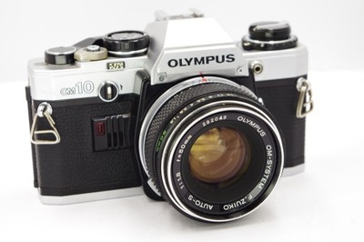 OLYMPUS OM10 + Olympus ZUIKO Auto-S 50mm 1:1.8 Stan Rewelacja