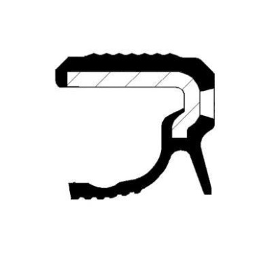 Corteco 19036599b кільце ущільнювальний вала, wał колінчастий фото №1